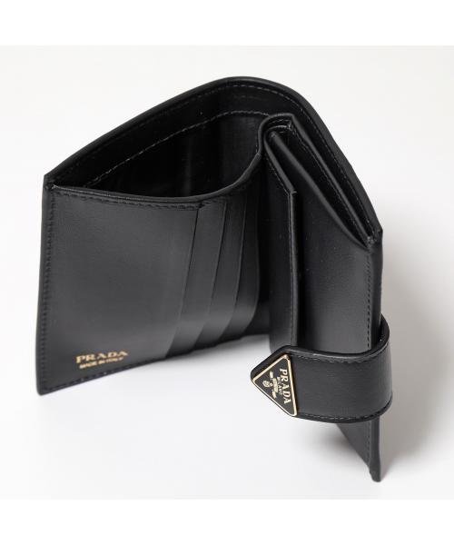 PRADA 二つ折り財布 1MV204 2DYG サフィアーノレザー