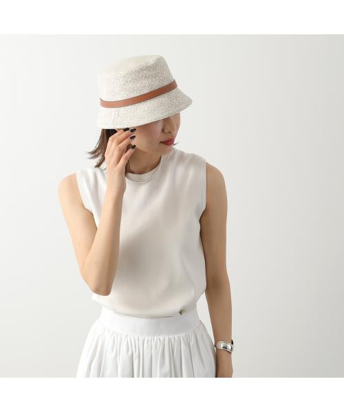 ロエベ アナグラム バケットハット 59 コットン×ポリエステル ネイビー