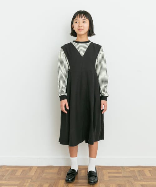 URBAN RESEARCH DOORS（Kids）(アーバンリサーチドアーズ（キッズ）)/『WEB/一部店舗限定』『UR TECH SMOOTHLUXE』ジャンパースカート(KIDS)/img01