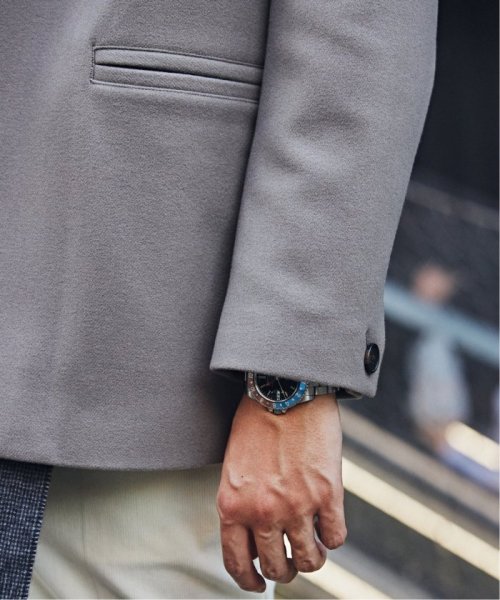 【NAVAL WATCH Produced by LOWERCASE】別注 GMT SUNSHADE WATCH NAVAL by LOWERCASE Produced 316L　ステンレス素材