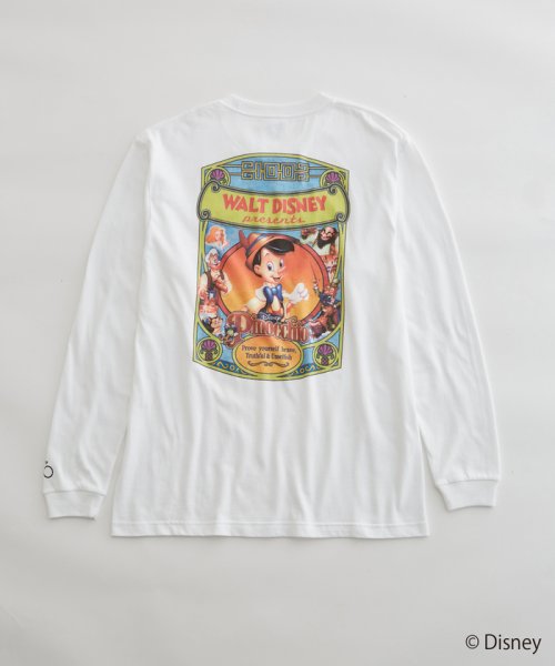 ADAM ET ROPE'(アダム　エ　ロペ)/【Disney100】別注ロングスリーブTシャツ / ピノキオ / ふしぎの国のアリス / ユニセックス/img07