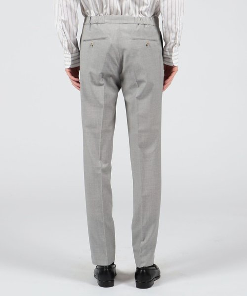 INCOTEX ウール ハーフシャーリング1プリーツスラックス 