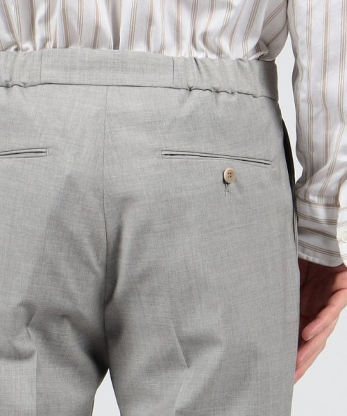 INCOTEX ウール ハーフシャーリング1プリーツスラックス 