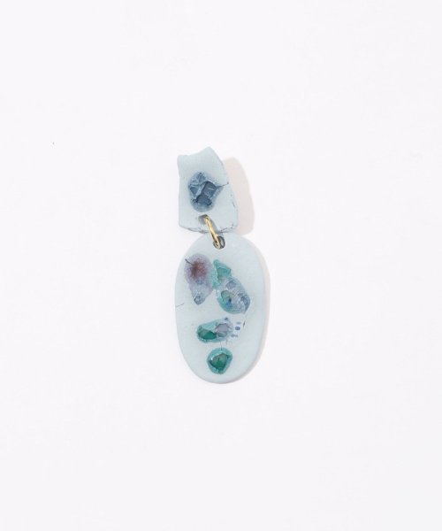 TOMORROWLAND GOODS(TOMORROWLAND GOODS)/LEVENS JEWELS SEA GLASS OVAL シーグラスオーバル ピアス/img01