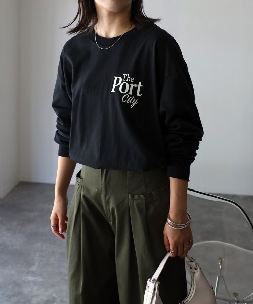 Riberry(リベリー)/GILDAN The Port City ロングTシャツ/img15