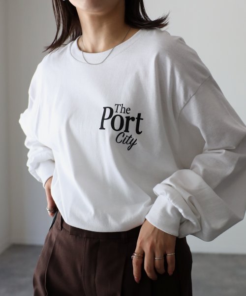 Riberry(リベリー)/GILDAN The Port City ロングTシャツ/img24