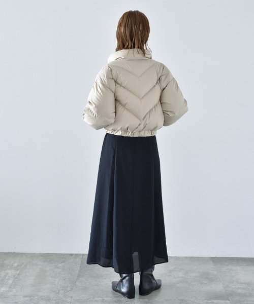 CODE A | cropped down jacket CODE