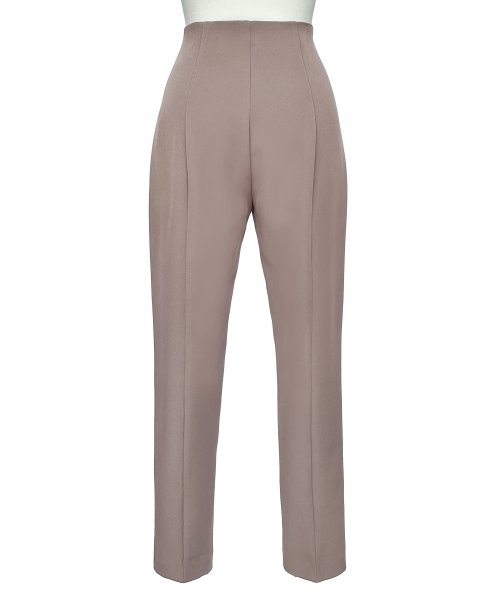 オーガンジースリーブタックフレアトップス＆シークレットゴム・スリムテーパードパンツ（ボウタイ付き）(PA1322) スリムテーパードパンツ ボウタイ付き PA1322 トップス パンツ オーガンジースリーブタックフレアトップス＆シークレットゴム Sleeve Tuck Flare Pants tapered 7号 9号 11号 13号 15号 17号 19号 95％　ポリウレタン