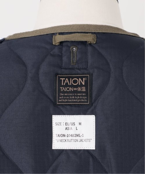 【TAION / タイオン】 ミリタリー クルーネック ダウンジャケット 人気・おすすめ｜使いやすい・旅行におすすめ 品質保証 全国発送 正規品・日本国内発送・安心保証付き