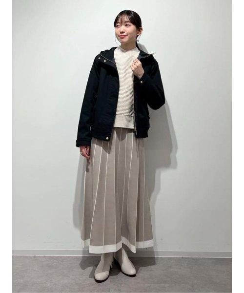 ライン入りニットスカート ライン入りニットスカート XU1806732242(13750円)