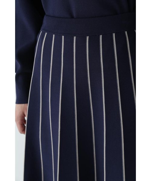 ライン入りニットスカート ライン入りニットスカート XU1806732242(13750円)