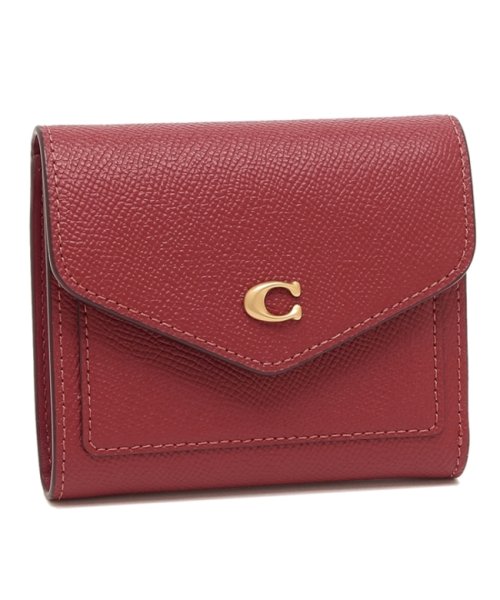 COACH(コーチ)/コーチ 二つ折り財布 ウィン ミニ財布 レッド レディース COACH c2328 b4e5d/img01