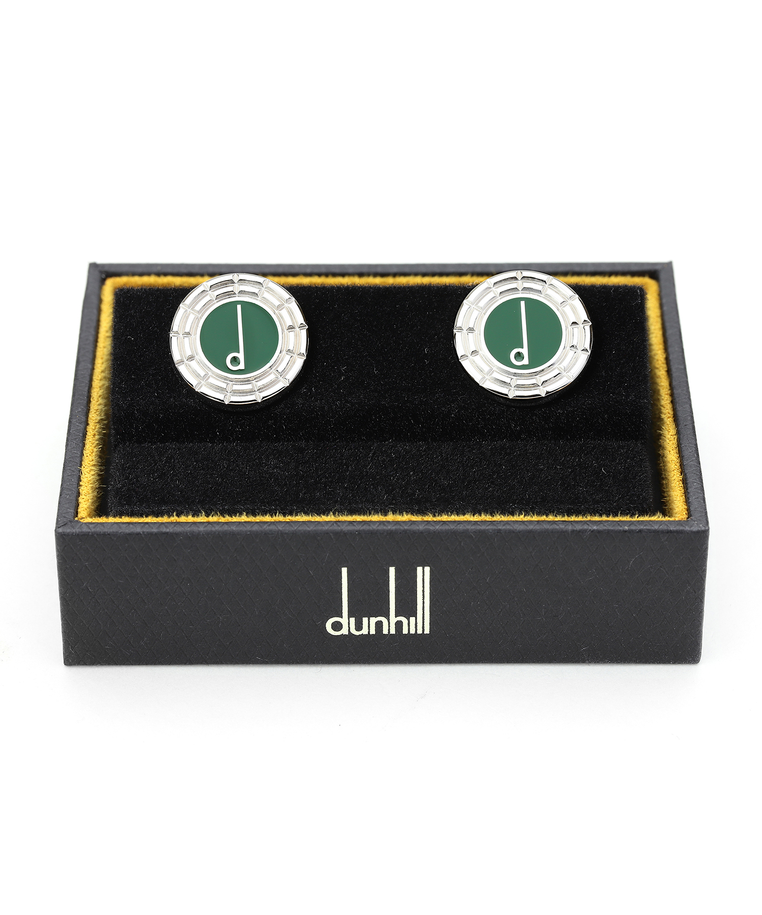 ダンヒル dunhill カフス カラーストーン グリーン ペリドットカラー