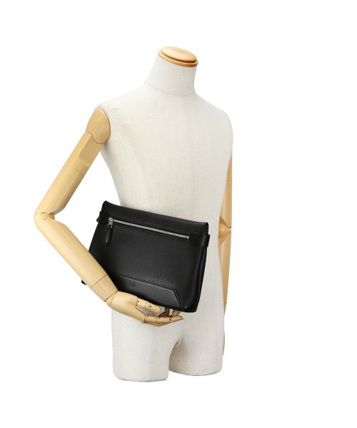 dunhill ダンヒル クラッチ・セカンドバッグ DU23R3103GN 001 dunhill クラッチ セカンドバッグ DU23R3103GN ブラック BLACK レザー