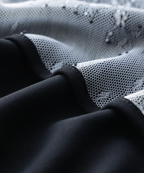 niana ニアナ 結婚式 ワンピース パーティードレス レース ボレロ キャミワンピ 2点セット シアー インナー レイヤード フレア ロング丈 ギャザー ボ ニアナ