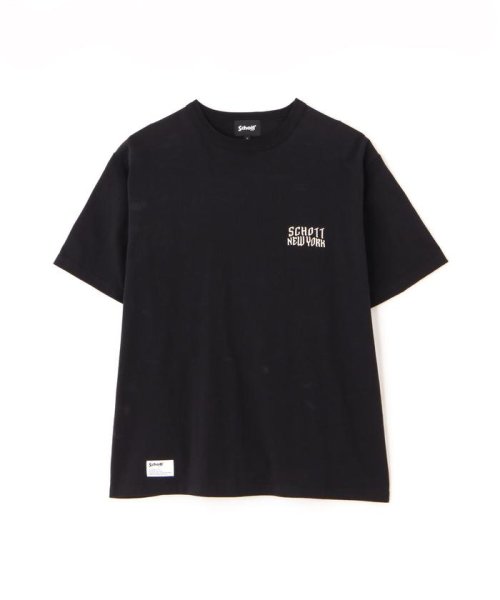 Schott(ショット)/TーSHIRT "CHENILLE BULLDOG"/Tシャツ "シニール ブルドッグ/img05