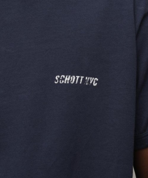 Schott(ショット)/TRIM T－SHIRT "BOX STYLE"/トリムTシャツ "ボックス スタイル/img13