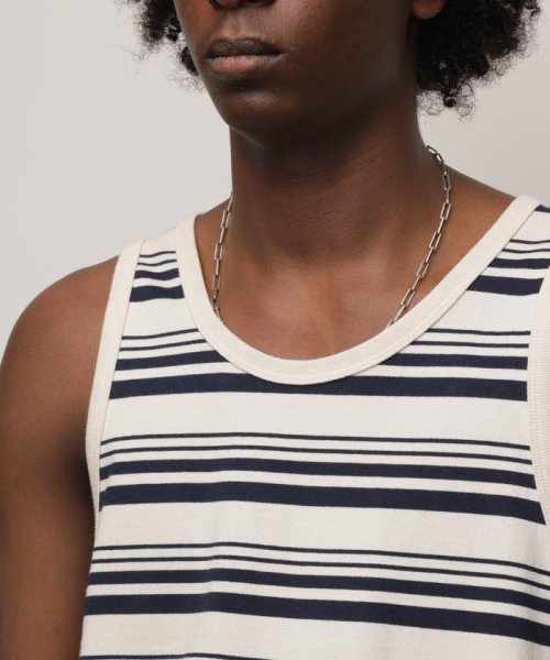 Schott(ショット)/HORIZONTAL STRIPES TANK TOP/ホライゾンタル ストライプ タンクトップ/img06