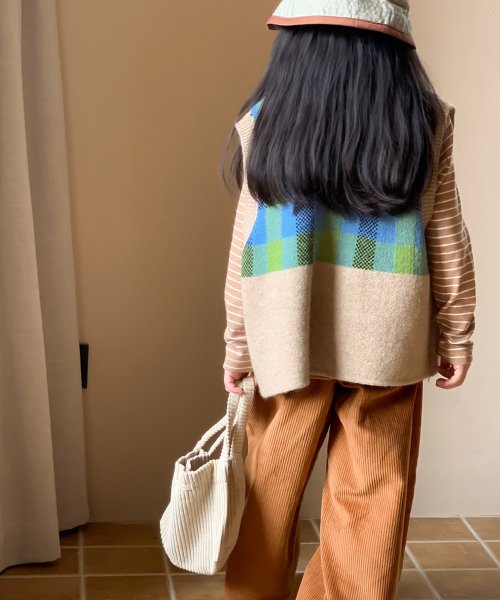 aimoha(aimoha（アイモハ）)/【aimoha－KIDS－】韓国子供服　かわいい編みベスト/img20