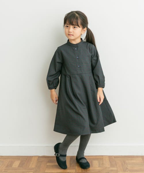 URBAN RESEARCH DOORS（Kids）(アーバンリサーチドアーズ（キッズ）)/『親子リンク』チェックバルーンスリーブワンピース(KIDS)/img12