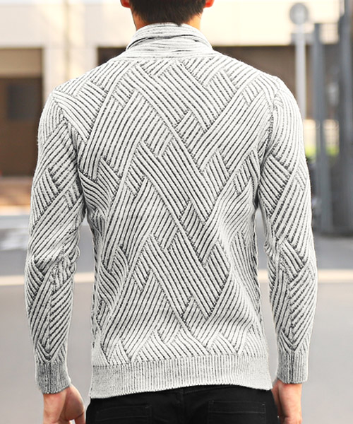 Special❗️20s lamb knit 30s40s ショールカラーセーターファッション