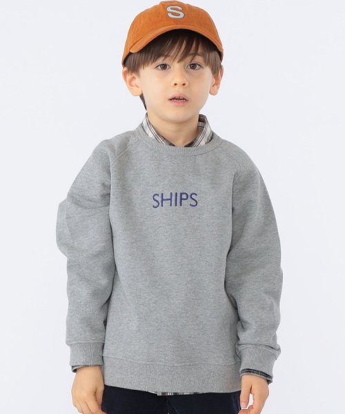 SHIPS KIDS(シップスキッズ)/SHIPS KIDS:100～130cm / 刺繍 ロゴ スウェット/img01