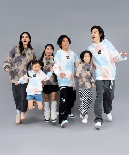 ANAP KIDS(アナップキッズ)/anap ボックス ロゴ 裏毛 スウェット パーカー 【ジュニアお揃い】 【親子お揃い】/img01