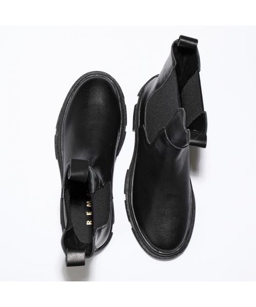 REMME ブーツ ZH－05386 レザー ミドルブーツ サイドゴア REMME ブーツ レザー ミドルブーツ
