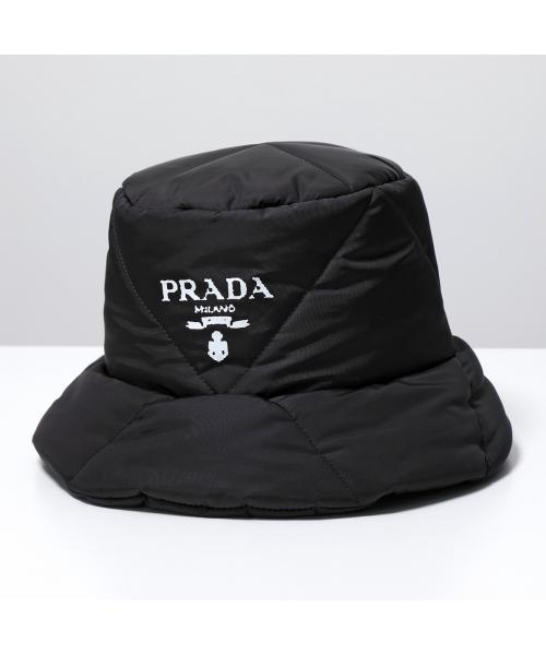 セール】PRADA バケットハット 2HC252 2DV4 キルティング 帽子 