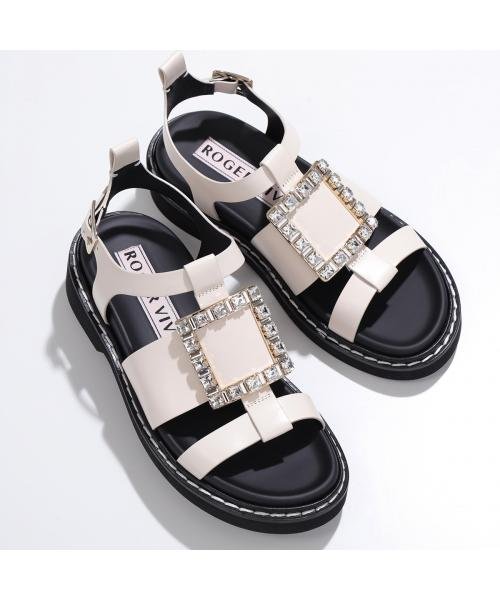 ROGER VIVIER(ロジェヴィヴィエ)/ROGER VIVIER サンダル VIV RANGERS STRASS BUCKLE SANDAL/img01