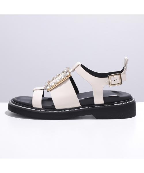 ROGER VIVIER(ロジェヴィヴィエ)/ROGER VIVIER サンダル VIV RANGERS STRASS BUCKLE SANDAL/img08