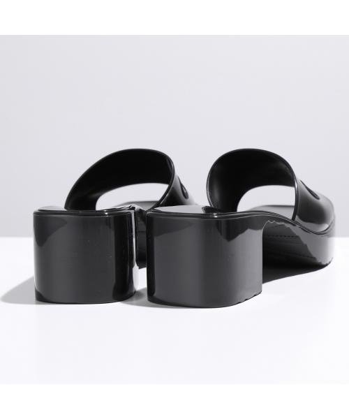 GUCCI サンダル 624730 J8700 ラバー スライド チャンキーヒール GUCCI サンダル J8700 ラバー スライド スクエアトゥ