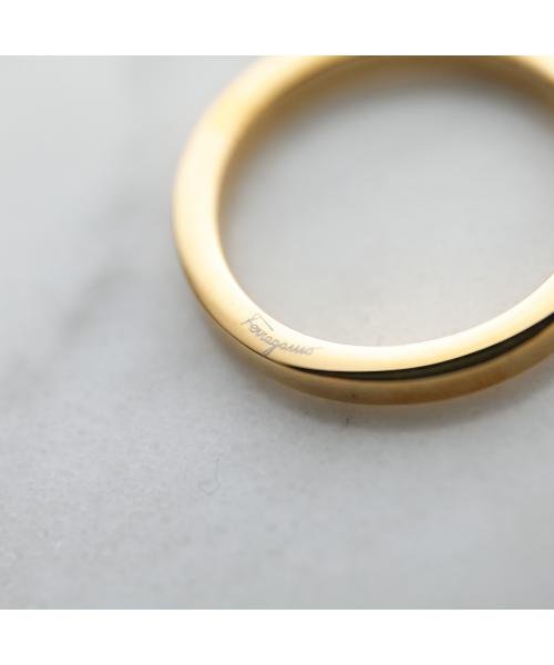 SALVATORE FERRAGAMO リング 76 0219 ガンチーニ SALVATORE FERRAGAMO リング クリスタル装飾