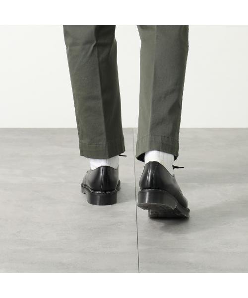SOLOVAIR レザーシューズ 3 Eye Gibson Shoe S3－995－BK－G SOLOVAIR レザーシューズ Eye Gibson Shoe ギブソンシュー プレーントゥ