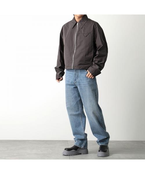 ボッテガヴェネタBottega Venetaレザーライダースジャケット48L相当 寒 