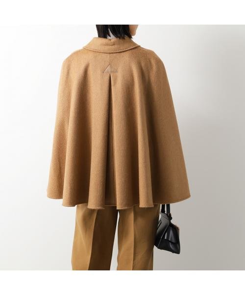 COACH】コーチ ダブルフェイス さかだち ウール カシミヤ ケープ ポンチョ