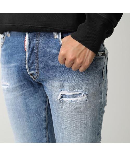 DSQUARED2 ジーンズ S71LB1255 S30664 デニムパンツ DSQUARED2 ジーンズ S71LB1255 S30664 ウォッシュ加工 ダメージ加工