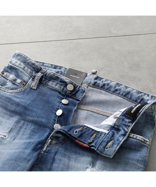 DSQUARED2 ジーンズ S71LB1255 S30664 デニムパンツ DSQUARED2 ジーンズ S71LB1255 S30664 ウォッシュ加工 ダメージ加工