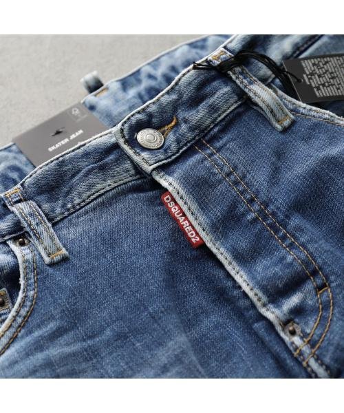 DSQUARED2 ジーンズ S71LB1255 S30664 デニムパンツ DSQUARED2 ジーンズ S71LB1255 S30664 ウォッシュ加工 ダメージ加工