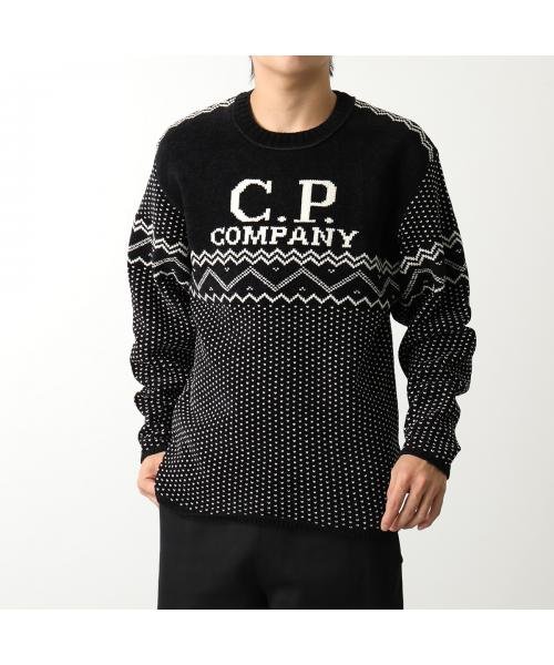 C.P.COMPANY(シーピーカンパニー)/C.P.COMPANY セーター Chenille Cotton Jacquard Knit/img01