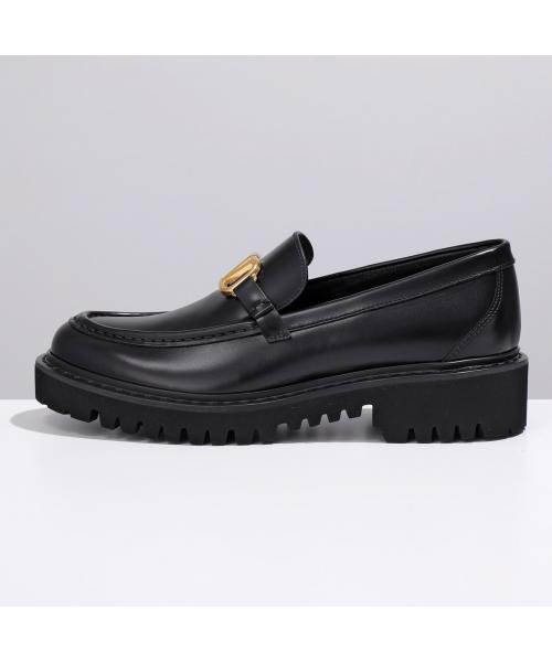 VALENTINO ローファー S0EU0 BEK レザー Vロゴ VALENTINO ローファー BEK レザー