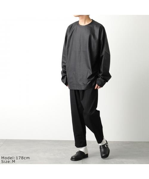 DRIES VAN NOTEN(ドリスヴァンノッテン)/DRIES VAN NOTEN 長袖 Tシャツ 021115－7604 フェイクレザー/img02