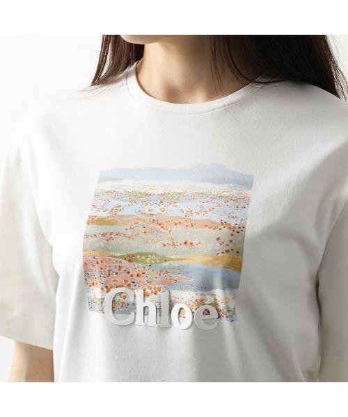 Chloe(クロエ)/Chloe KIDS 半袖Tシャツ C15E27 ロゴ コットン/img05