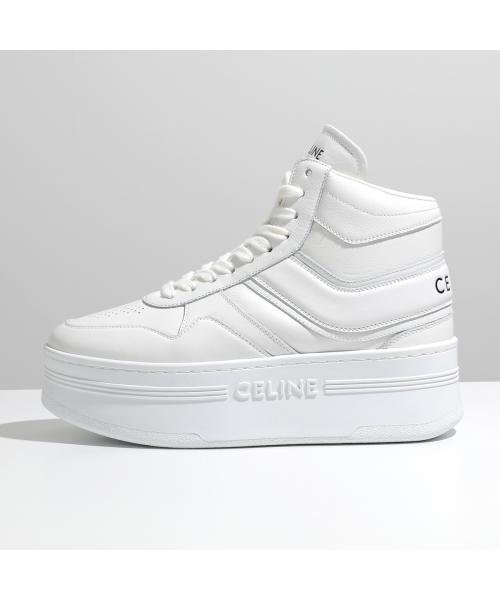 CELINE(セリーヌ)/CELINE スニーカー 348593338C ロゴ レザー 厚底/img07