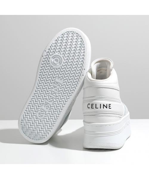 CELINE(セリーヌ)/CELINE スニーカー 348593338C ロゴ レザー 厚底/img09