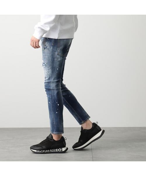 DSQUARED2 ジーンズ SKATER JEANS S74LB1387 S30664 ジーンズ SKATER JEANS S74LB1387 ウォッシュ加工 ダメージ加工 ペイント加工