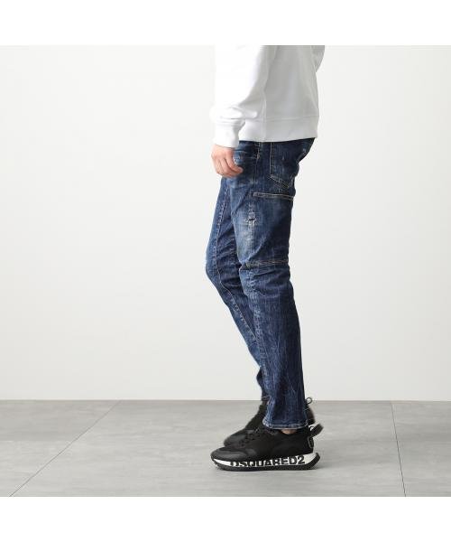 DSQUARED2 ジーンズ TIDY BIKER S74LB1339 S30789 ジーンズ TIDY BIKER S74LB1339 ダメージ加工 ウォッシュ加工