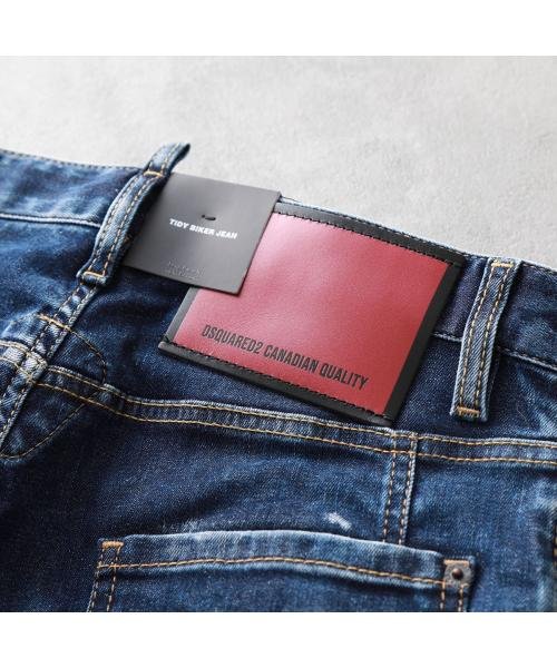 DSQUARED2 ジーンズ TIDY BIKER S74LB1339 S30789 ジーンズ TIDY BIKER S74LB1339 ダメージ加工 ウォッシュ加工
