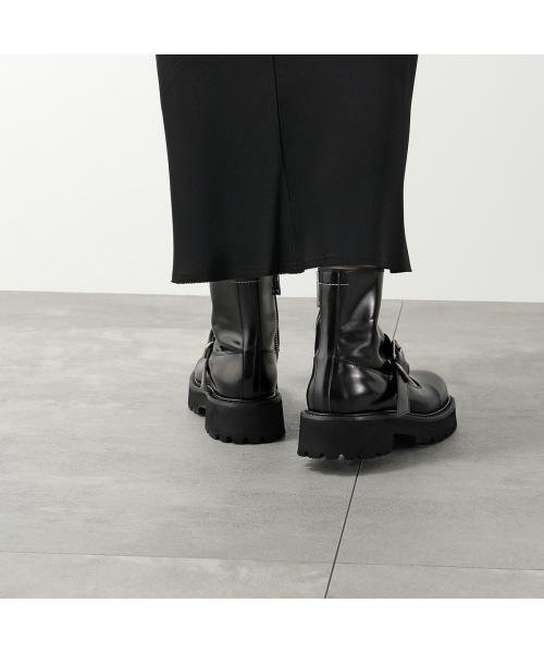 MM6 Maison Margiela(MM６　メゾンマルジェラ)/MM6 アンクルブーツ S59WU0239 P5779 バックル レザー/img06