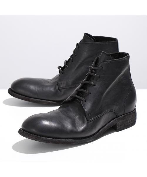 GUIDI レースアップブーツ 993 ホースレザー ショートブーツ GUIDI レースアップブーツ ホースレザー